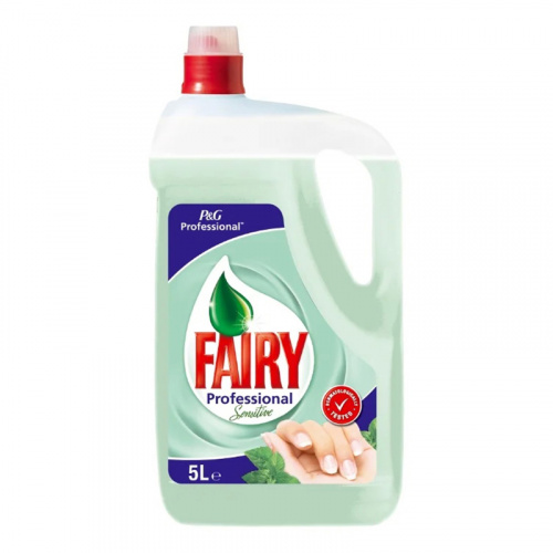 Средства для посуды Средство для мытья посуды Fairy (Фейри) Sensitive, жидкое, 5 л