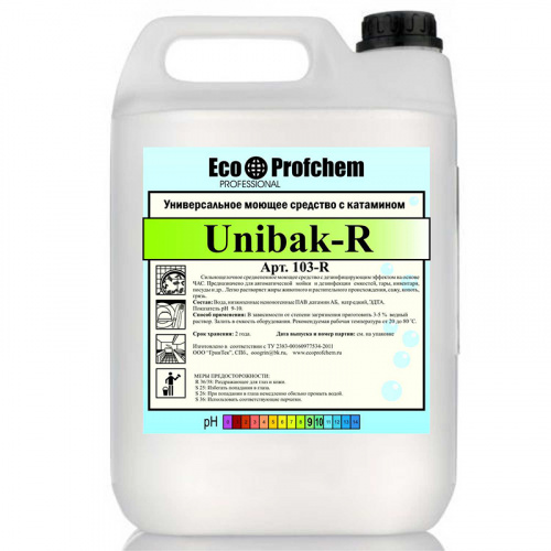 Средства для пищевых производств Средство для мытья пищевого оборудования ЭкоПрофХим Unibak-R, 5 л, арт. 103R фото 2