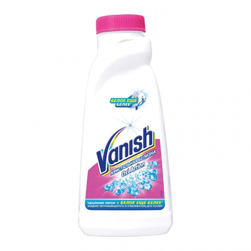 Отбеливатели, пятновыводителя Пятновыводитель и отбеливатель Vanish (Ваниш) Oxi Action, жидкий, для белого, 450 мл