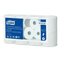 Туалетная бумага Tork (Торк) Premium, Т4, 2-х сл., белая, 8 шт, арт. 120320