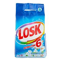 Стиральный порошок Losk (Лоск) Automat Свежесть цветов, для белого, 3 кг