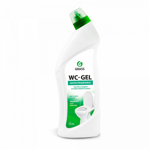 Средства для санитарных помещений Чистящее средство для сантехники Grass WC-gel, 750 мл, арт. 219175