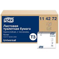 Туалетная бумага Tellus Стандарт, Т3, 1 сл., белая, арт. 114272