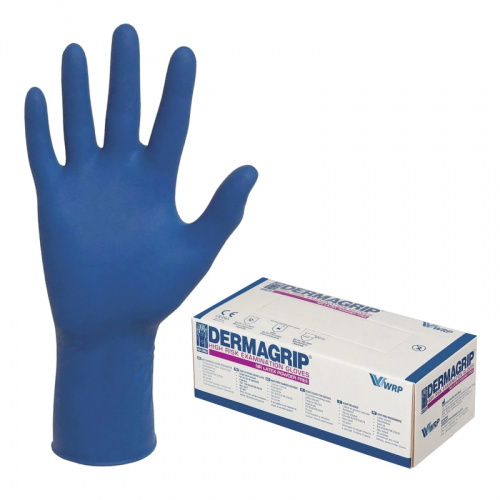 Перчатки Перчатки Dermagrip (Дермагрип) High risk powder free, латексные, L