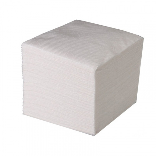 Салфетки бумажные, 1 сл., белые, 100 шт, Оригами 
