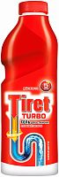 Средство для прочистки засоров Tiret Turbo (Трирет Турбо), гель, красный, 1 л