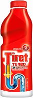 Средство для прочистки засоров Tiret Turbo (Трирет Турбо), гель, красный, 1 л