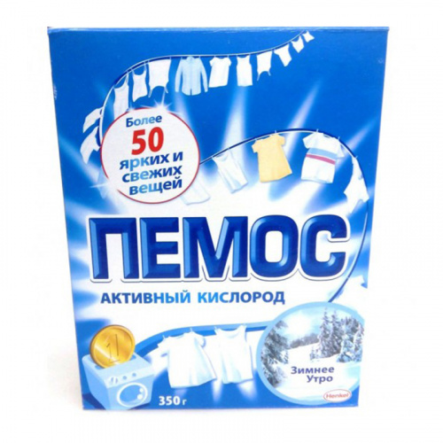 Стиральные порошки Стиральный порошок Пемос Зимнее утро Активный кислород, 350 г