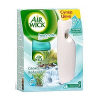 Освежитель воздуха Air Wick, Свежесть водопада, автомат. аэрозольный + сменный баллон, 250 мл