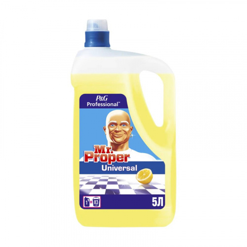 Средства для мытья пола Моющее средство Mr. Proper (Мистер Пропер) Professional, жидкость, 5 л