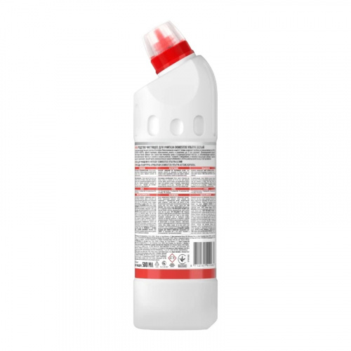 Средства для сантехники Гель для сантехники Domestos (Доместос) Ультра белый, универсальный, 1 л фото 2