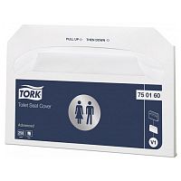 Индивидуальные покрытия на унитаз Tork, арт. 750160, 250 шт