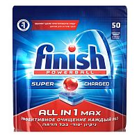 Таблетки для мытья посуды Finish PowerBall, All in 1, 50 шт