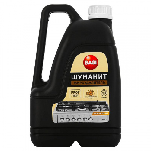 Чистящие средства для кухни Средство чистящее BAGI Шуманит Жироудалитель, жидкость, 3 л