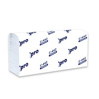 Полотенца бумажные PROtissue Premium, сл. Z, Н2, 2-х сл., белый, 200 шт.,арт.С442
