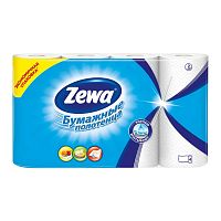 Полотенца бумажные Zemma (Земма) Standart, белые, 2-х сл., 4 шт 