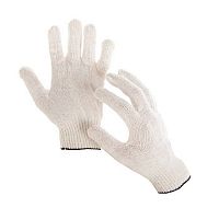 Перчатки Перчатки х/б вязка 10 кл. 4 нити, без ПВХ, белые