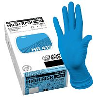 Перчатки Перчатки MANUAL HIGH RISK 419 смотровые, нестерильные, латексные L/25 пар