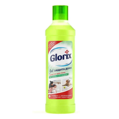 Средства для мытья пола Моющее средство для пола GLORIX (Глорикс), Цветущая яблоня, 1 л