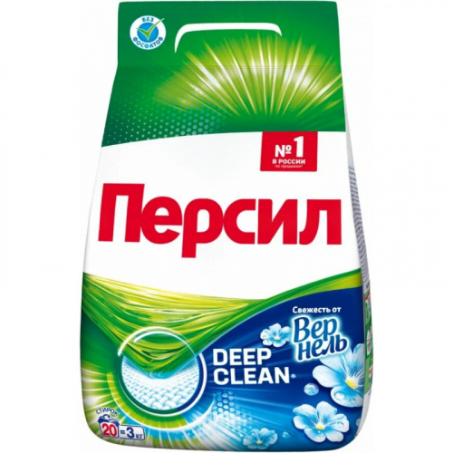 Стиральные порошки Стиральный порошок Persil (Персил) Свежесть от Vernel, автомат, 3 кг