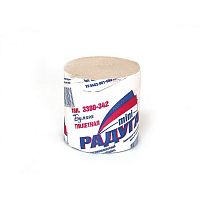 Туалетная бумага Радуга, 1 сл., серая, без втулки, 37 м