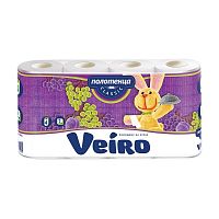 Полотенца бумажные VEIRO Classic, 2-х сл., белый, 4 рул.5П24