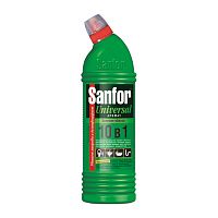 Средство чистящее универсальное Sanfor (Санфор) Универсал 10 в 1, Аромат Зелёное Яблоко, 500 мл