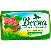 Мыло туалетное Весна, Жасмин и кокосовое молочко , 90 г ЧЗ