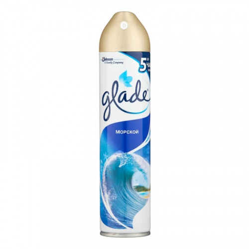 Освежители Освежитель воздуха Glade (Глейд) Аэрозоль, Морской, 300 мл