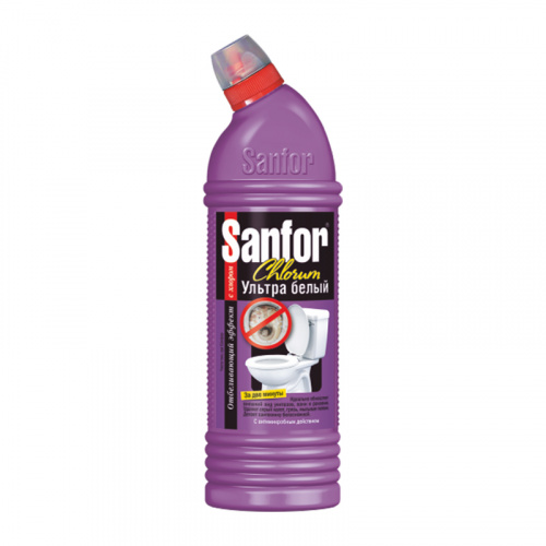Средства для сантехники Гель для сантехники Sanfor Chlorum (Санфор Хлорум), 750 мл