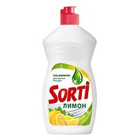 Средство для мытья посуды Sorti (Сорти) Лимон, 450 мл 
