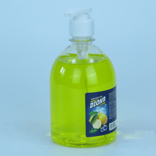 Мыло Мыло-крем жидкое Diona (Диона) лимон 500мл, дозатор фото 3