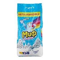 Стиральный порошок Миф Свежий цвет, автомат, для цветного, 9 кг