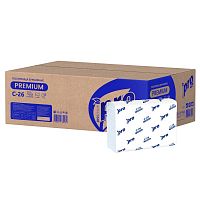 Полотенца бумажные PROtissue Premium, сл.Z, Н2, 2-х сл., белый, 150 шт., арт. С26