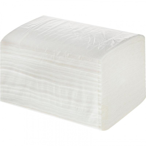 Полотенца бумажные, сл. V, 1 сл., 25 г, белые, 250 шт., Соло