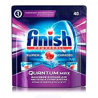 Таблетки для мытья посуды Finish QUANTUM Max, 40 шт