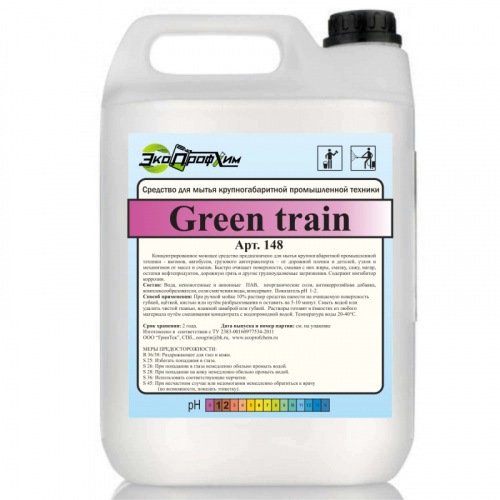 Средства для автотранспорта Средство для мытья крупногабаритной техники ЭкоПрофХим Green train, 5 л, арт. 148