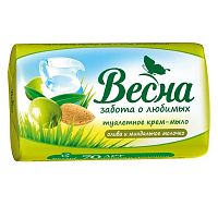 Мыло туалетное Весна, Олива и миндальное молочко, 90 г
