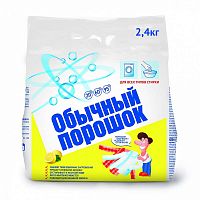 Стиральный порошок Обычный, для всех типов стирки, 2.4 кг