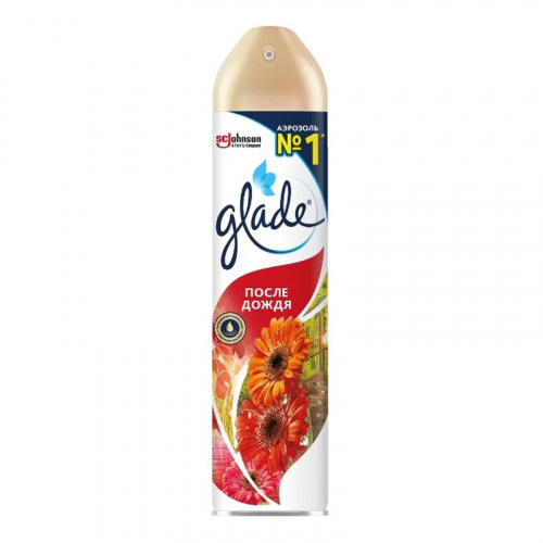 Освежители Освежитель воздуха Glade (Глейд) Аэрозоль, После дождя, 300 мл