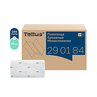 Полотенца бумажные Tellus Комфорт, сл. V (ZZ) и С, H3, 2-х сл., белый, 200 шт, арт. 290184