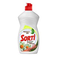 Средство для мытья посуды Sorti (Сорти) Бальзам с экстрактом Ромашки, 450 мл