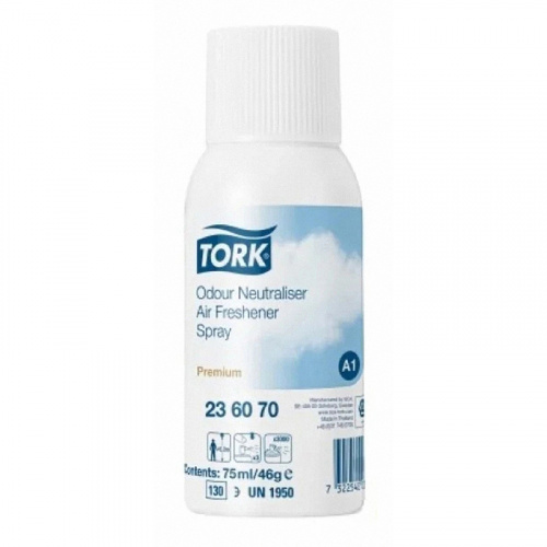 Освежители Освежитель воздуха, Tork Premium нейтрализатор запахов, сменный баллон, 75 мл, арт. 236070