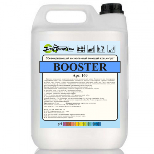 Средства для мытья пола Универсальный моющий концентрат ЭкоПрофХим Booster, 5 л, арт. 160