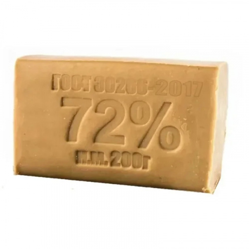Хозяйственное мыло Мыло хозяйственное 72%, ГОСТ, б/об 200 г/44