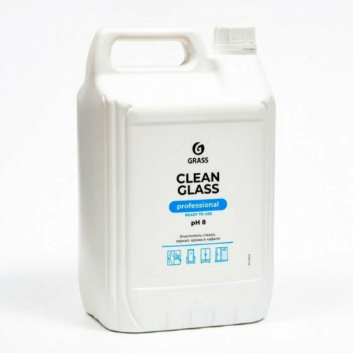 Средства для стеклянных поверхностей Средство для мытья стекол Grass Clean glass Professional, 5кг, арт.125572