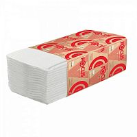 Полотенца бумажные Focus Premium, сл. V, 2 сл.,20*23см , белые, 200 шт., арт. 5049977/5083739