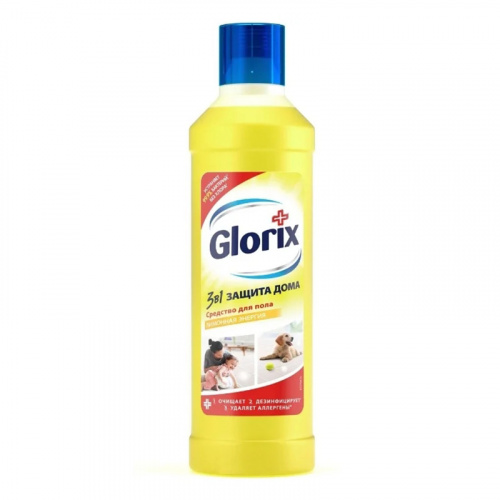 Средства для мытья пола Моющее средство для пола GLORIX (Глорикс), Лимонная Энергия, 1 л