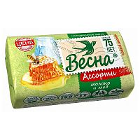 Мыло туалетное Весна, Молоко и мед, 90 г