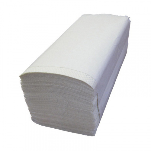 Полотенца бумажные, сл. V, 1 сл., 33 г, 200 шт., Альтернатива фото 2